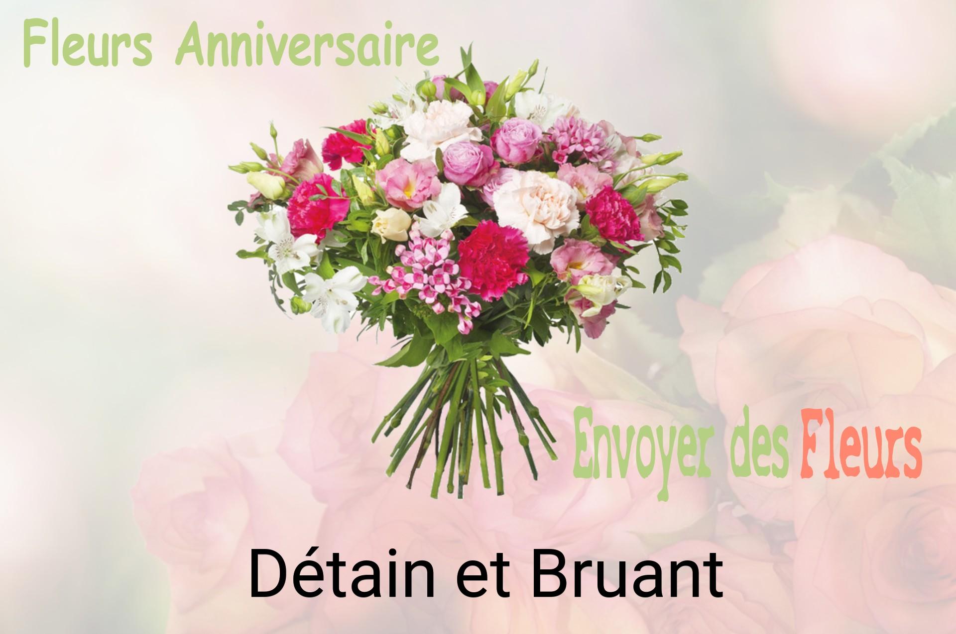 Bouquet de fleurs d’anniversaire livré à Détain-et-Bruant